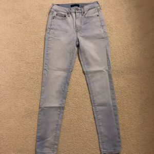 Aeropostale Light Blue Jeans High Waist Jegging